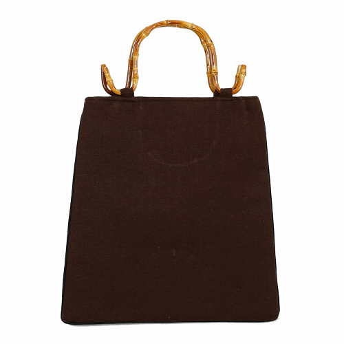 Tasche Leinen, Bambushenkel, Handtaschen, Asiatisch, 6601